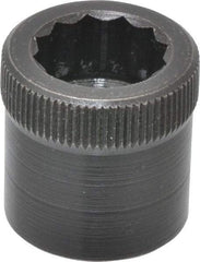 Holo-Krome - 1/2-20" Thread Uncoated Steel Allen Nut - 1/2" Diam, 1/2" Hex Key - Benchmark Tooling