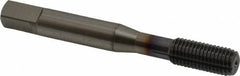 OSG - 5/16-24 UNF H4 Thread Limit Modified Bottoming Thread Forming Tap - Powdered Metal High Speed Steel, TiCN Finish, 2-23/32" OAL, 1-1/8" Thread Length, Right Hand Thread, Series EXOTAP NRT - Benchmark Tooling