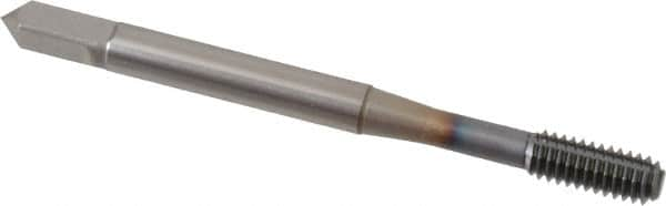 OSG - #8-32 UNC H6 Thread Limit Bottoming Thread Forming Tap - Powdered Metal High Speed Steel, TiCN Finish, 2-1/8" OAL, 3/4" Thread Length, Right Hand Thread, Series EXOTAP NRT - Benchmark Tooling