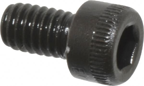 Holo-Krome - #6-40 UNF Hex Socket Drive, Socket Cap Screw - Alloy Steel, Black Oxide Finish, Fully Threaded, 1/4" Length Under Head - Benchmark Tooling