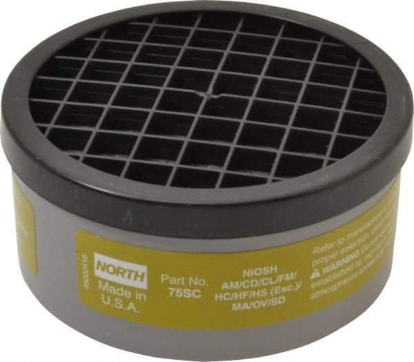 North - Olive Cartridge - Series 5500, 7700, 5400, 7600, Protects Against Acid Gas, Organic Vapor - Benchmark Tooling