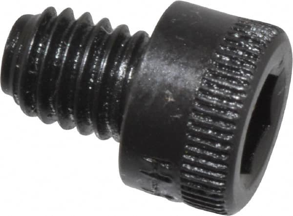 Holo-Krome - #10-32 UNF Hex Socket Drive, Socket Cap Screw - Alloy Steel, Black Oxide Finish, Fully Threaded, 1/4" Length Under Head - Benchmark Tooling