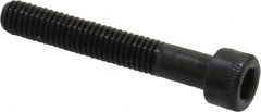 Holo-Krome - #10-32 UNF Hex Socket Drive, Socket Cap Screw - Alloy Steel, Black Oxide Finish, Partially Threaded, 1-1/4" Length Under Head - Benchmark Tooling