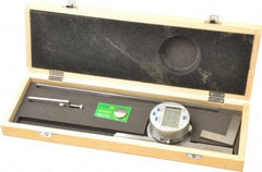 Fowler - 30 sec Resolution Digital Combination Protractor and Inclinometer - Multiple dg Accuracy, 5 min Accuracy, Multiple dg Range, Data Output - Benchmark Tooling