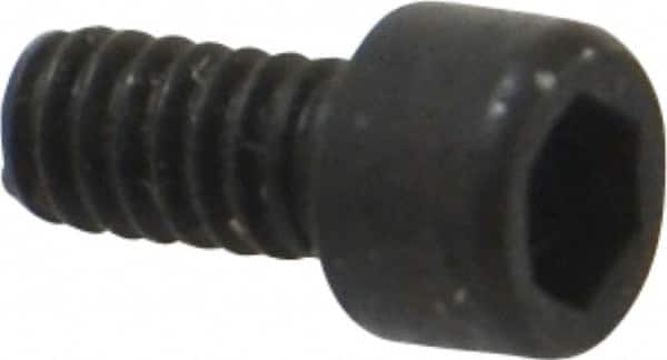 Holo-Krome - #2-56 UNC Hex Socket Drive, Socket Cap Screw - Alloy Steel, Black Oxide Finish, Fully Threaded, 3/16" Length Under Head - Benchmark Tooling