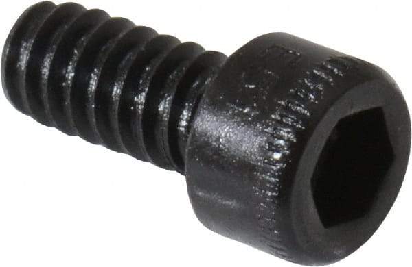 Holo-Krome - #4-40 UNC Hex Socket Drive, Socket Cap Screw - Alloy Steel, Black Oxide Finish, Fully Threaded, 1/4" Length Under Head - Benchmark Tooling