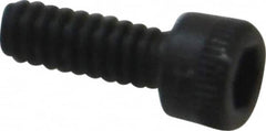 Holo-Krome - #4-40 UNC Hex Socket Drive, Socket Cap Screw - Alloy Steel, Black Oxide Finish, Fully Threaded, 5/16" Length Under Head - Benchmark Tooling