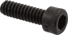 Holo-Krome - #4-40 UNC Hex Socket Drive, Socket Cap Screw - Alloy Steel, Black Oxide Finish, Fully Threaded, 3/8" Length Under Head - Benchmark Tooling