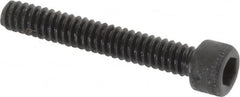 Holo-Krome - #4-40 UNC Hex Socket Drive, Socket Cap Screw - Alloy Steel, Black Oxide Finish, Fully Threaded, 3/4" Length Under Head - Benchmark Tooling