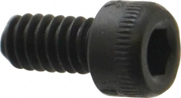 Holo-Krome - #5-40 UNC Hex Socket Drive, Socket Cap Screw - Alloy Steel, Black Oxide Finish, Fully Threaded, 1/4" Length Under Head - Benchmark Tooling