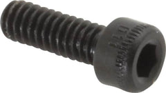 Holo-Krome - #5-40 UNC Hex Socket Drive, Socket Cap Screw - Alloy Steel, Black Oxide Finish, Fully Threaded, 3/8" Length Under Head - Benchmark Tooling