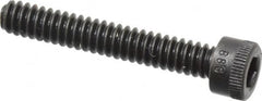 Holo-Krome - #6-32 UNC Hex Socket Drive, Socket Cap Screw - Alloy Steel, Black Oxide Finish, Fully Threaded, 7/8" Length Under Head - Benchmark Tooling