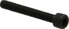 Holo-Krome - #6-32 UNC Hex Socket Drive, Socket Cap Screw - Alloy Steel, Black Oxide Finish, Fully Threaded, 1" Length Under Head - Benchmark Tooling