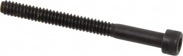 Holo-Krome - #6-32 UNC Hex Socket Drive, Socket Cap Screw - Alloy Steel, Black Oxide Finish, Partially Threaded, 1-1/2" Length Under Head - Benchmark Tooling