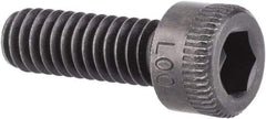 Holo-Krome - #8-32 UNC Hex Socket Drive, Socket Cap Screw - Alloy Steel, Black Oxide Finish, Fully Threaded, 1/2" Length Under Head - Benchmark Tooling