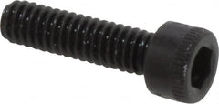 Holo-Krome - #8-32 UNC Hex Socket Drive, Socket Cap Screw - Alloy Steel, Black Oxide Finish, Fully Threaded, 5/8" Length Under Head - Benchmark Tooling