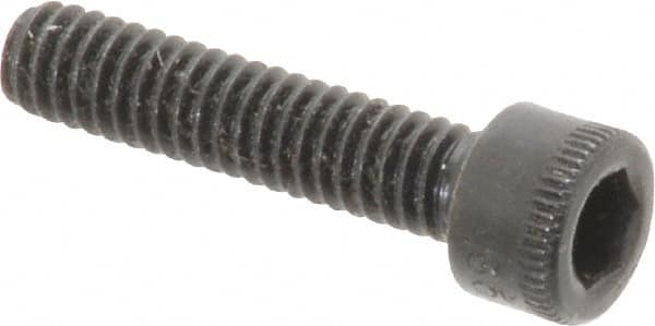 Holo-Krome - #8-32 UNC Hex Socket Drive, Socket Cap Screw - Alloy Steel, Black Oxide Finish, Fully Threaded, 3/4" Length Under Head - Benchmark Tooling