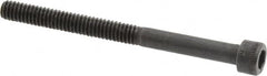 Holo-Krome - #8-32 UNC Hex Socket Drive, Socket Cap Screw - Alloy Steel, Black Oxide Finish, Partially Threaded, 2" Length Under Head - Benchmark Tooling
