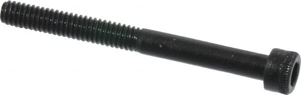 Holo-Krome - #8-32 UNC Hex Socket Drive, Socket Cap Screw - Alloy Steel, Black Oxide Finish, Partially Threaded, 1-3/4" Length Under Head - Benchmark Tooling