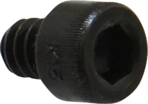 Holo-Krome - #10-24 UNC Hex Socket Drive, Socket Cap Screw - Alloy Steel, Black Oxide Finish, Fully Threaded, 1/4" Length Under Head - Benchmark Tooling