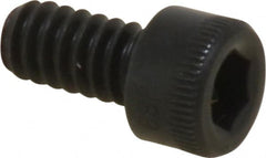 Holo-Krome - #10-24 UNC Hex Socket Drive, Socket Cap Screw - Alloy Steel, Black Oxide Finish, Fully Threaded, 3/8" Length Under Head - Benchmark Tooling