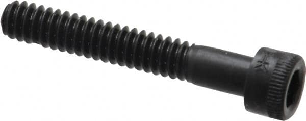 Holo-Krome - #10-24 UNC Hex Socket Drive, Socket Cap Screw - Alloy Steel, Black Oxide Finish, Partially Threaded, 1-1/4" Length Under Head - Benchmark Tooling