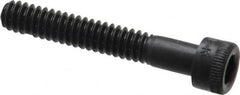 Holo-Krome - #10-24 UNC Hex Socket Drive, Socket Cap Screw - Alloy Steel, Black Oxide Finish, Partially Threaded, 1-1/4" Length Under Head - Benchmark Tooling