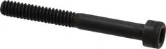 Holo-Krome - #10-24 UNC Hex Socket Drive, Socket Cap Screw - Alloy Steel, Black Oxide Finish, Partially Threaded, 1-3/4" Length Under Head - Benchmark Tooling