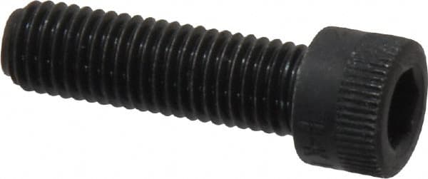 Holo-Krome - 1/4-28 UNF Hex Socket Drive, Socket Cap Screw - Alloy Steel, Black Oxide Finish, Fully Threaded, 7/8" Length Under Head - Benchmark Tooling