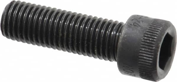 Holo-Krome - 5/16-24 UNF Hex Socket Drive, Socket Cap Screw - Alloy Steel, Black Oxide Finish, Fully Threaded, 1" Length Under Head - Benchmark Tooling