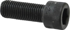 Holo-Krome - 3/8-24 UNF Hex Socket Drive, Socket Cap Screw - Alloy Steel, Black Oxide Finish, Fully Threaded, 1" Length Under Head - Benchmark Tooling