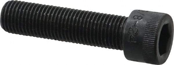 Holo-Krome - 3/8-24 UNF Hex Socket Drive, Socket Cap Screw - Alloy Steel, Black Oxide Finish, Fully Threaded, 1-1/2" Length Under Head - Benchmark Tooling