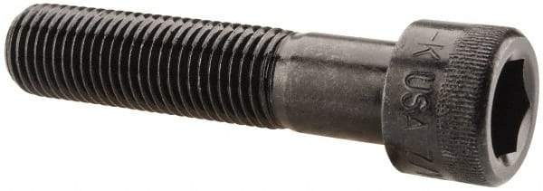 Holo-Krome - 7/16-20 UNF Hex Socket Drive, Socket Cap Screw - Alloy Steel, Black Oxide Finish, Partially Threaded, 2" Length Under Head - Benchmark Tooling