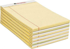 UNIVERSAL - 50 Sheet, 5 x 8", Perforated Style Ruled Pads - Canary - Benchmark Tooling