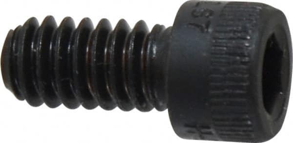 Holo-Krome - 1/4-20 UNC Hex Socket Drive, Socket Cap Screw - Alloy Steel, Black Oxide Finish, Fully Threaded, 1/2" Length Under Head - Benchmark Tooling