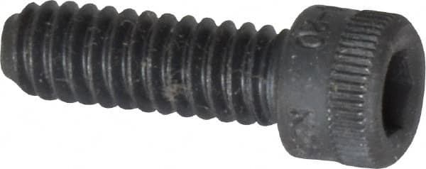 Holo-Krome - 1/4-20 UNC Hex Socket Drive, Socket Cap Screw - Alloy Steel, Black Oxide Finish, Fully Threaded, 3/4" Length Under Head - Benchmark Tooling