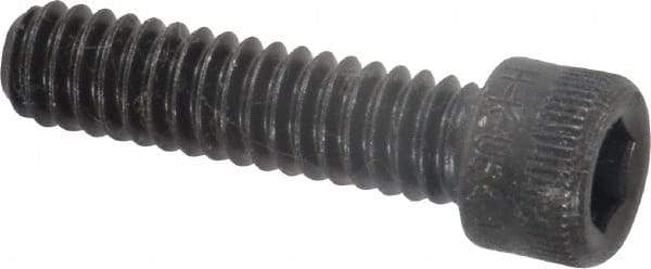 Holo-Krome - 1/4-20 UNC Hex Socket Drive, Socket Cap Screw - Alloy Steel, Black Oxide Finish, Fully Threaded, 1" Length Under Head - Benchmark Tooling