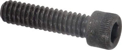 Holo-Krome - 1/4-20 UNC Hex Socket Drive, Socket Cap Screw - Alloy Steel, Black Oxide Finish, Fully Threaded, 1" Length Under Head - Benchmark Tooling