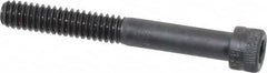 Holo-Krome - 1/4-20 UNC Hex Socket Drive, Socket Cap Screw - Alloy Steel, Black Oxide Finish, Partially Threaded, 2" Length Under Head - Benchmark Tooling