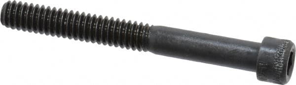 Holo-Krome - 1/4-20 UNC Hex Socket Drive, Socket Cap Screw - Alloy Steel, Black Oxide Finish, Partially Threaded, 2-1/4" Length Under Head - Benchmark Tooling