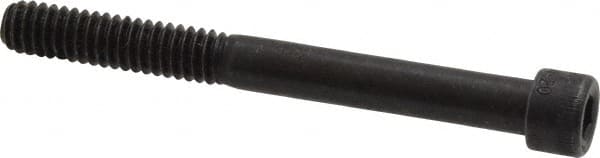 Holo-Krome - 1/4-20 UNC Hex Socket Drive, Socket Cap Screw - Alloy Steel, Black Oxide Finish, Partially Threaded, 2-1/2" Length Under Head - Benchmark Tooling