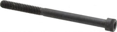 Holo-Krome - 1/4-20 UNC Hex Socket Drive, Socket Cap Screw - Alloy Steel, Black Oxide Finish, Partially Threaded, 3-1/4" Length Under Head - Benchmark Tooling