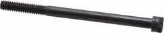 Holo-Krome - 1/4-20 UNC Hex Socket Drive, Socket Cap Screw - Alloy Steel, Black Oxide Finish, Partially Threaded, 3-1/2" Length Under Head - Benchmark Tooling