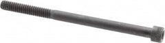 Holo-Krome - 1/4-20 UNC Hex Socket Drive, Socket Cap Screw - Alloy Steel, Black Oxide Finish, Partially Threaded, 3-3/4" Length Under Head - Benchmark Tooling