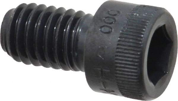 Holo-Krome - 3/8-16 UNC Hex Socket Drive, Socket Cap Screw - Alloy Steel, Black Oxide Finish, Fully Threaded, 5/8" Length Under Head - Benchmark Tooling