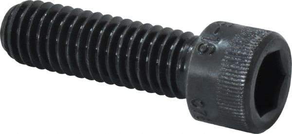 Holo-Krome - 3/8-16 UNC Hex Socket Drive, Socket Cap Screw - Alloy Steel, Black Oxide Finish, Fully Threaded, 1-1/4" Length Under Head - Benchmark Tooling