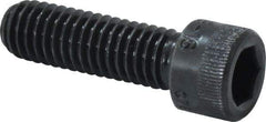 Holo-Krome - 3/8-16 UNC Hex Socket Drive, Socket Cap Screw - Alloy Steel, Black Oxide Finish, Fully Threaded, 1-1/4" Length Under Head - Benchmark Tooling