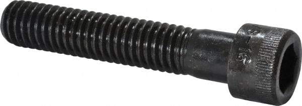 Holo-Krome - 3/8-16 UNC Hex Socket Drive, Socket Cap Screw - Alloy Steel, Black Oxide Finish, Partially Threaded, 2" Length Under Head - Benchmark Tooling