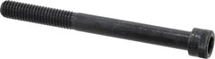 Holo-Krome - 3/8-16 UNC Hex Socket Drive, Socket Cap Screw - Alloy Steel, Black Oxide Finish, Partially Threaded, 4" Length Under Head - Benchmark Tooling