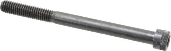 Holo-Krome - 3/8-16 UNC Hex Socket Drive, Socket Cap Screw - Alloy Steel, Black Oxide Finish, Partially Threaded, 4-1/2" Length Under Head - Benchmark Tooling